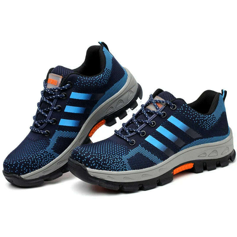 KIMLUD, CHNMR Unisex Work Sneaker For Men Women Anti Puncture Security Shoes Non Slip Steel Toe Cap Outdoor Shoes Security Boots, Blue / 41 / CHINA, KIMLUD APPAREL - Womens Clothes