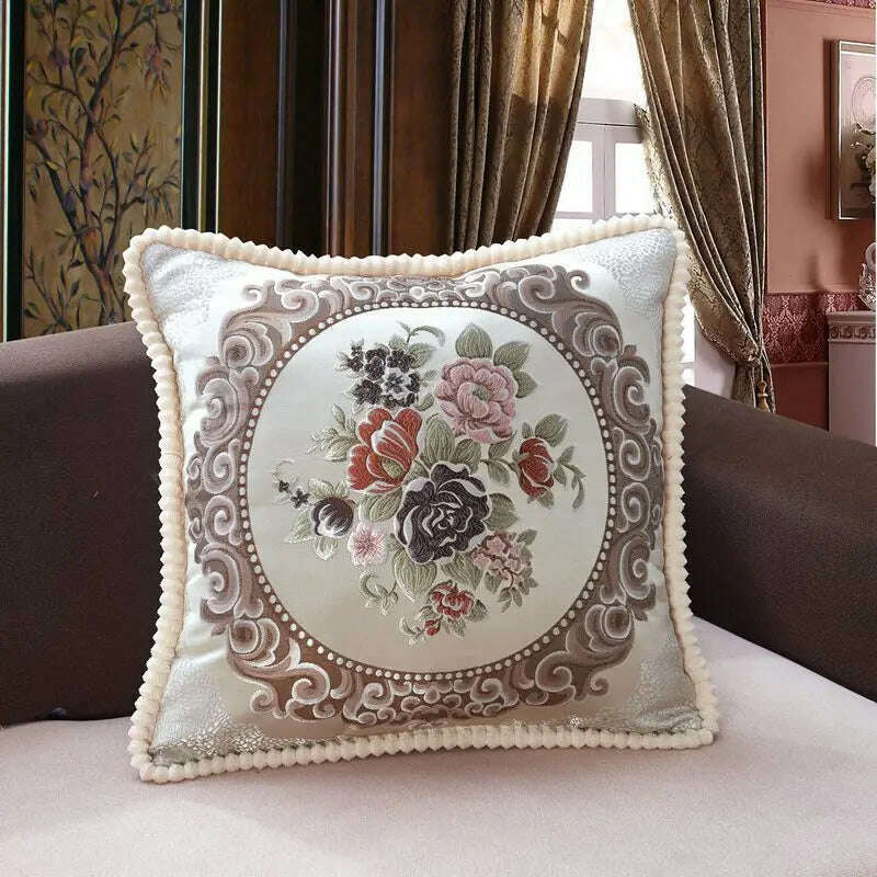 Classic Europe Style Pillowcase Cushion Cover Home Decorative Sofa Cushion Cover Chair Car Throw Pillow Case - KIMLUD