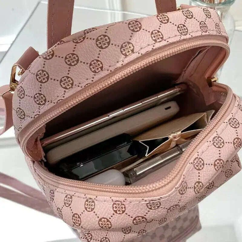 KIMLUD, Classic Women Backpack Fashion School Bags Female Daily Shopping Girl Backpacks Schoolbags, KIMLUD Womens Clothes