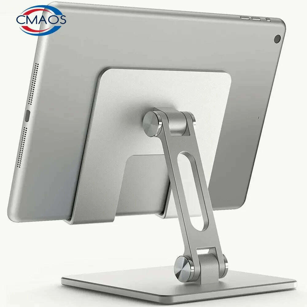 KIMLUD, CMAOS Aluminium Alloy Phone Holder Stand Mobile Smartphone Support Tablet Desk Portable Metal Cell Phone Holder for iPhone iPad, KIMLUD Womens Clothes