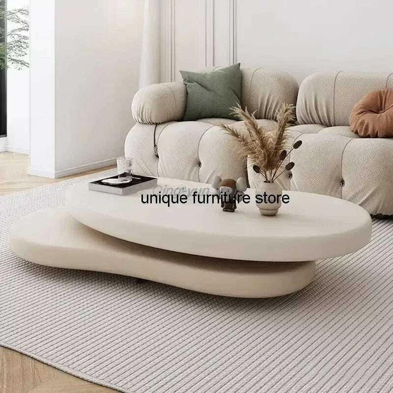 KIMLUD, Convertible Unique Coffee Table Regale Minimalist Large Aesthetic Side Table Simple Hardcover Couchtisch Living Room Furniture, KIMLUD Womens Clothes