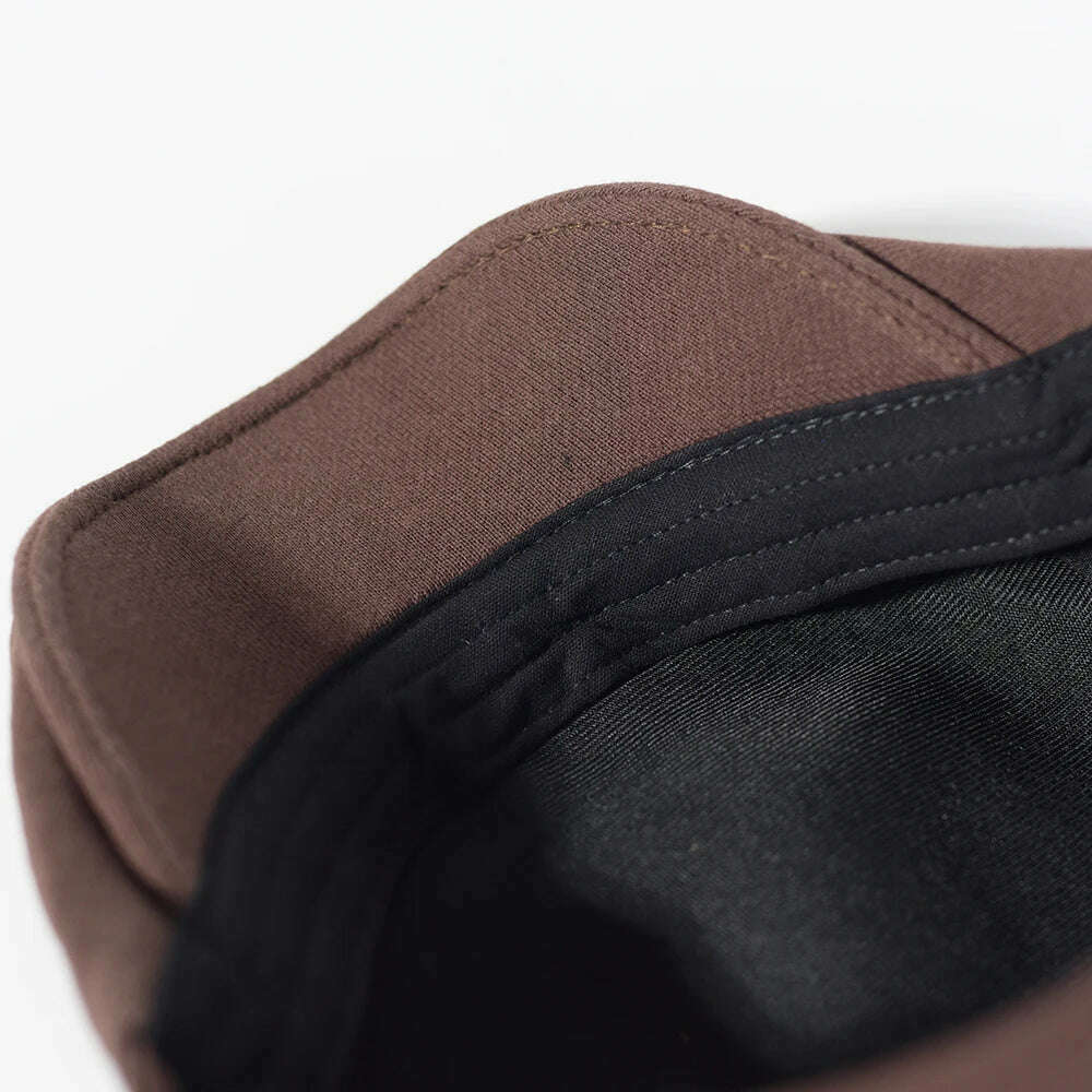 Cotton Adjustable Newsboy Caps Men Woman Casual Beret Flat Ivy Cap Soft Solid Color Driving Cabbie Hat Unisex Black Gray Hats - KIMLUD