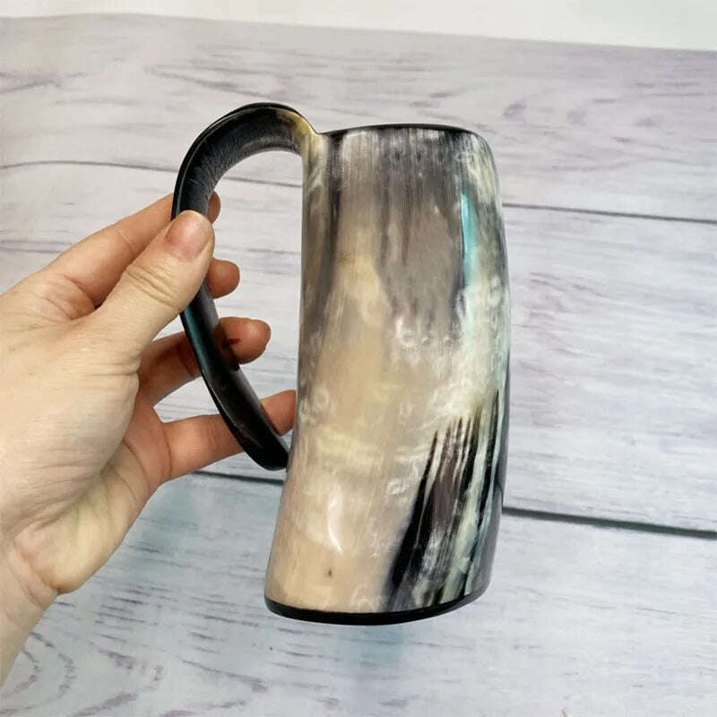 KIMLUD, Cow Horn Beer Cup Cow Horn Water Cup Cow Horn Wine Cup Cow Horn Wine Bowl Crafts Decoration Dropshipping, KIMLUD Womens Clothes