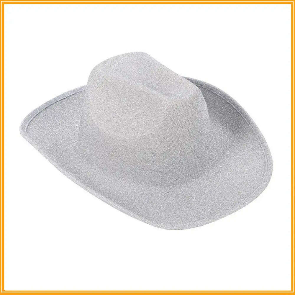 Cowboy Hat Caps for Men Country Women's Hat Faux Leather Sunhat Wild Brim Panama Hat Visor Hats Sombrero De Vaquero Occidental - KIMLUD