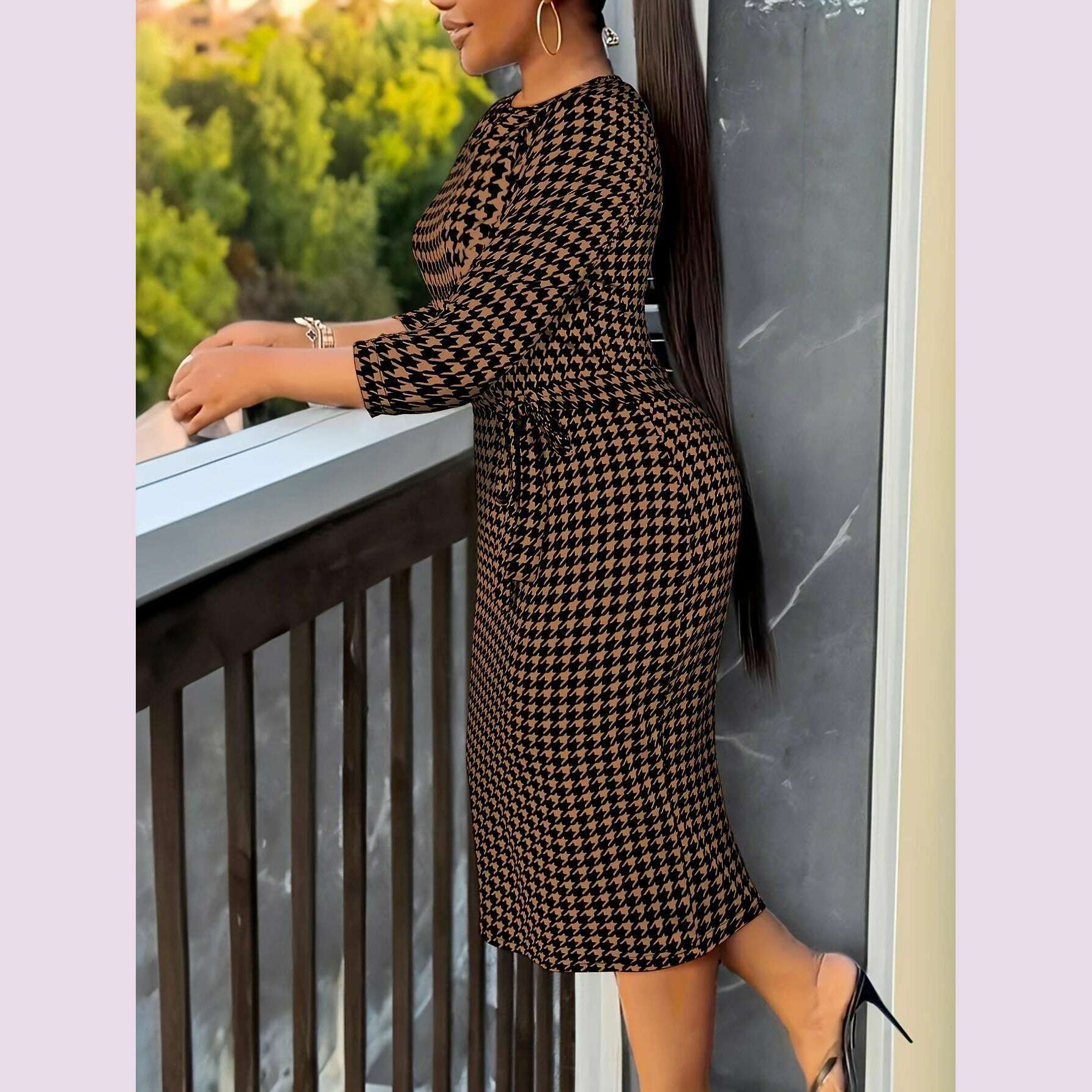 plus-size-houndstooth-glamour-dress---flattering-34-sleeves-bodycon-fit-with-belted-waist---perfect-for-spring-fall---curvy-womens-fashion-essentialkimlud-womens-fashion-34625623