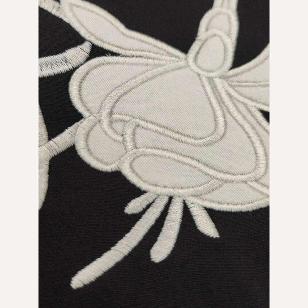 KIMLUD, DEAT Round Collar Print Women Dress Belt A Line High Waist Short Style A Line Elegant Evening Party Clothing New 2024 15KB3632, KIMLUD Womens Clothes