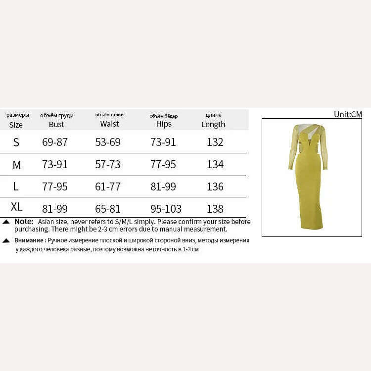 KIMLUD, Deep V-Neck Long Sleeve Maxi Dress Cut Out Bodycon Sexy Long Dress For Womens Black Party Evening Dresses, KIMLUD Womens Clothes