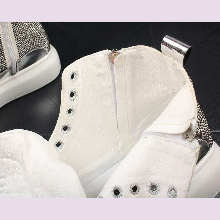 KIMLUD, Designer Casual Shoes High Quality Rhinestone Loafers High quality casual boots Luxury soft soled shoes Zapatillas Hombre A6, KIMLUD Womens Clothes