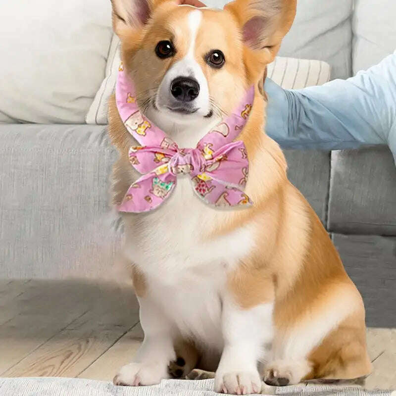 KIMLUD, Dog Cooling Collar Neck Cooler Bow Tie Dogs Cats Instant Cooling Collar Reusable Instant Cooling Bandanas Dog Cooling Neck Wraps, Pink / CHINA, KIMLUD APPAREL - Womens Clothes