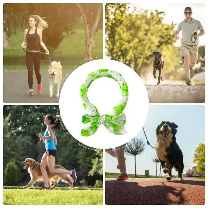 KIMLUD, Dog Cooling Collar Neck Cooler Bow Tie Dogs Cats Instant Cooling Collar Reusable Instant Cooling Bandanas Dog Cooling Neck Wraps, KIMLUD Womens Clothes