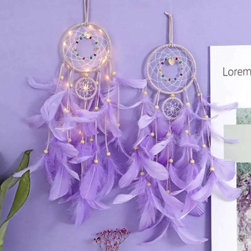 KIMLUD, dream catcher decor for home nordic decoration home kids room decoration wind chimes dream catchers hanging dreamcatcher new, KIMLUD Womens Clothes