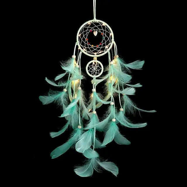 KIMLUD, dream catcher decor for home nordic decoration home kids room decoration wind chimes dream catchers hanging dreamcatcher new, FWithlight, KIMLUD Womens Clothes