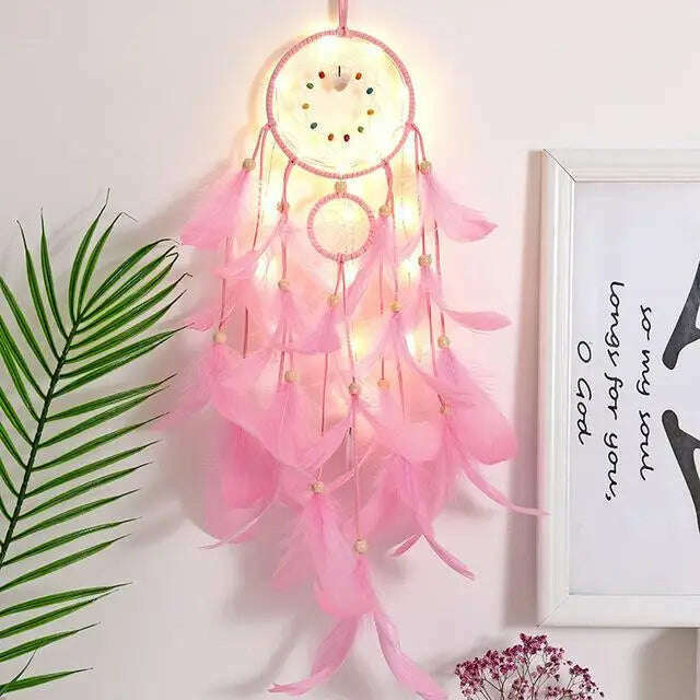 KIMLUD, dream catcher decor for home nordic decoration home kids room decoration wind chimes dream catchers hanging dreamcatcher new, EWithlight, KIMLUD APPAREL - Womens Clothes