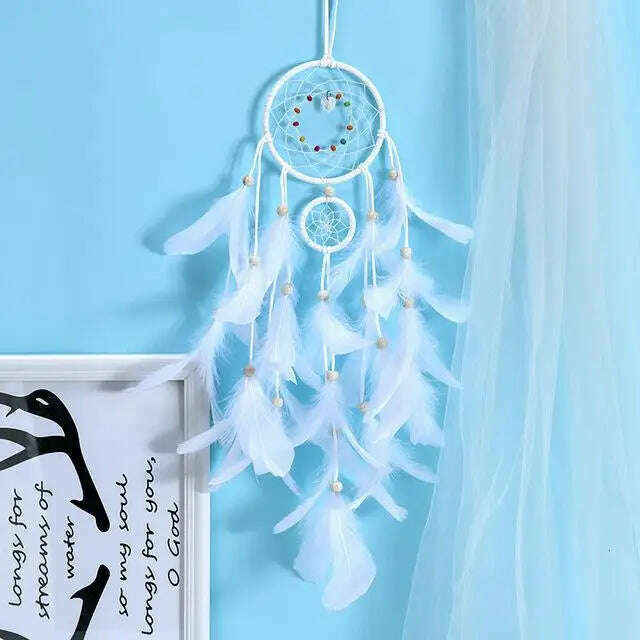 KIMLUD, dream catcher decor for home nordic decoration home kids room decoration wind chimes dream catchers hanging dreamcatcher new, H, KIMLUD APPAREL - Womens Clothes