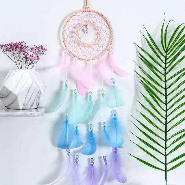 KIMLUD, dream catcher decor for home nordic decoration home kids room decoration wind chimes dream catchers hanging dreamcatcher new, B, KIMLUD Womens Clothes