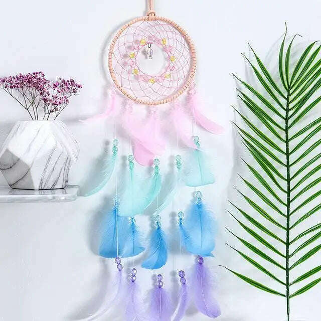 KIMLUD, dream catcher decor for home nordic decoration home kids room decoration wind chimes dream catchers hanging dreamcatcher new, B, KIMLUD APPAREL - Womens Clothes