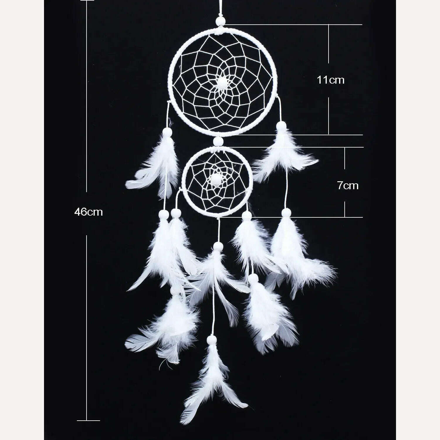 KIMLUD, Dream Catcher Room Decor Feather Weaving Catching Up The Dream Angle Dreamcatcher Wind Chimes Indian Style Religious Mascot, KIMLUD Womens Clothes