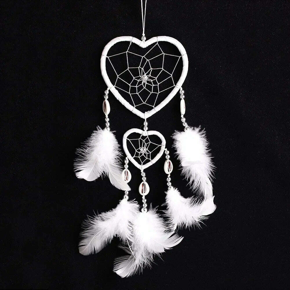 KIMLUD, Dream Catcher Room Decor Feather Weaving Catching Up The Dream Angle Dreamcatcher Wind Chimes Indian Style Religious Mascot, KIMLUD Womens Clothes