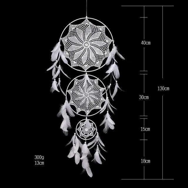 dream catcher/catchers hanging/diy decoration nordic decoration home girls room/nursery/kids decor dreamcatcher children room - KIMLUD