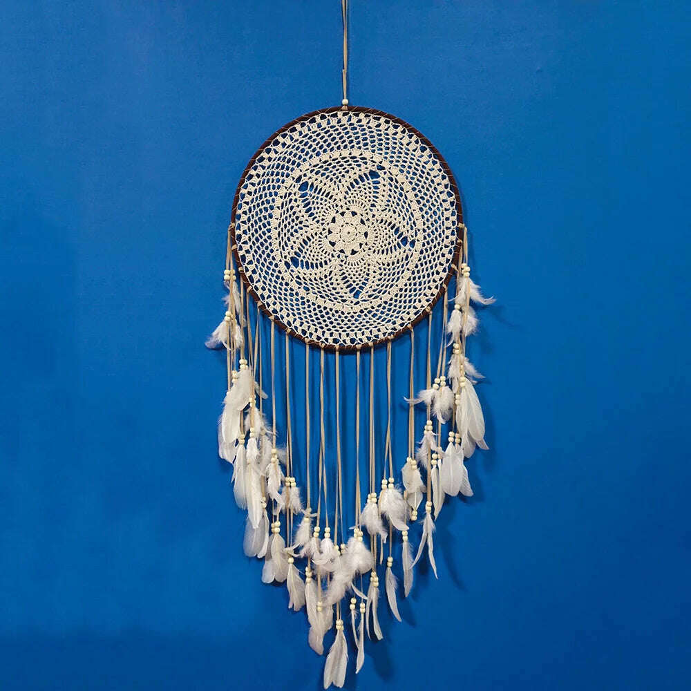 dream catcher/catchers hanging/diy decoration nordic decoration home girls room/nursery/kids decor dreamcatcher children room - KIMLUD