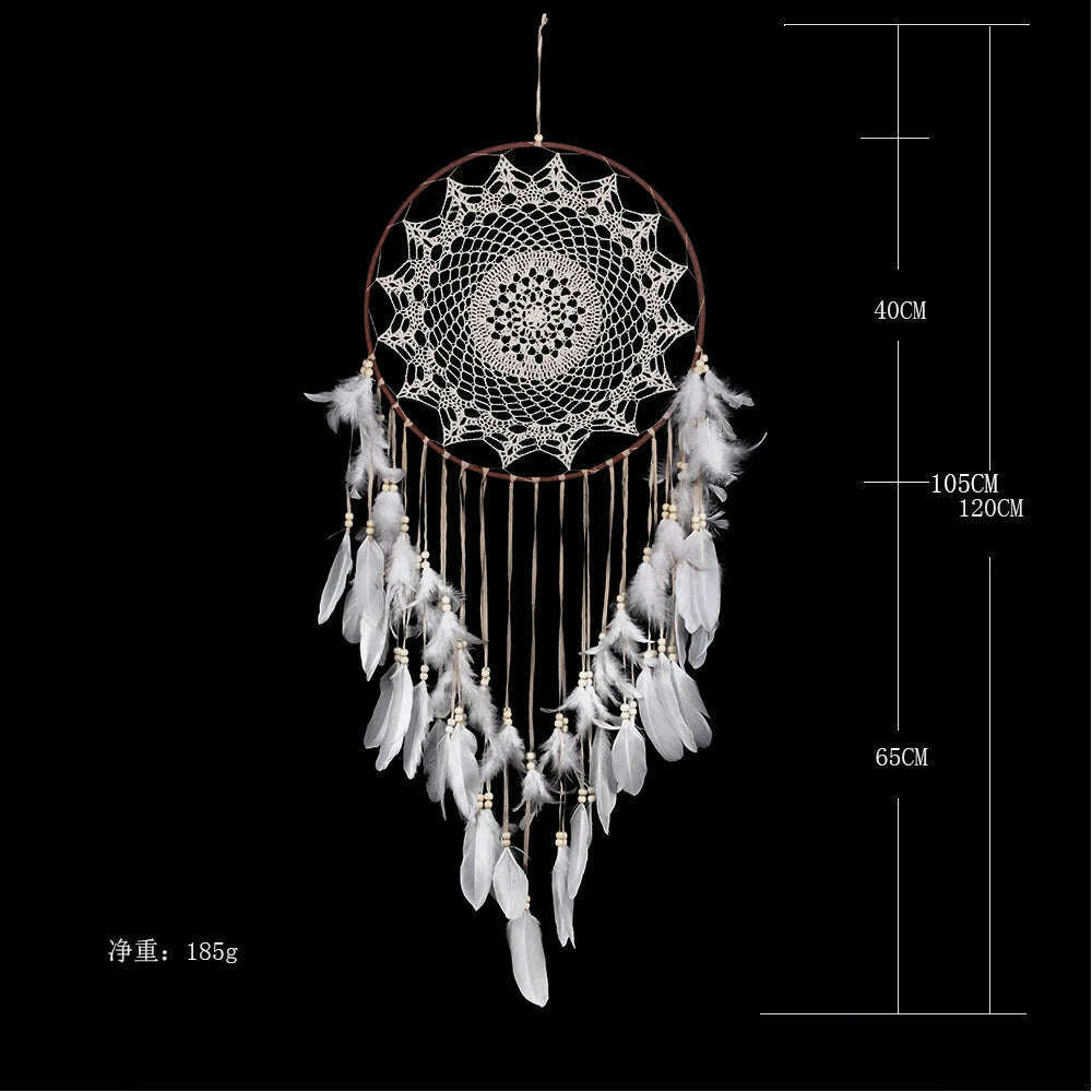 dream catcher/catchers hanging/diy decoration nordic decoration home girls room/nursery/kids decor dreamcatcher children room - KIMLUD