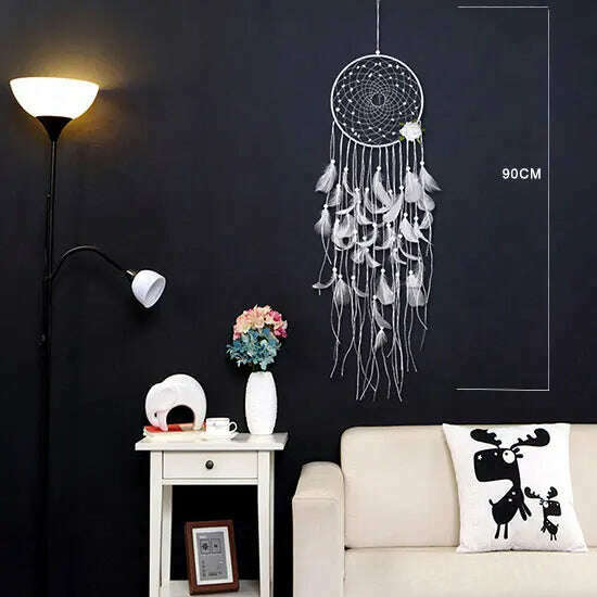 dream catcher/catchers hanging/diy decoration nordic decoration home girls room/nursery/kids decor dreamcatcher children room - KIMLUD