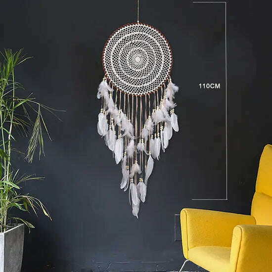 dream catcher/catchers hanging/diy decoration nordic decoration home girls room/nursery/kids decor dreamcatcher children room - KIMLUD
