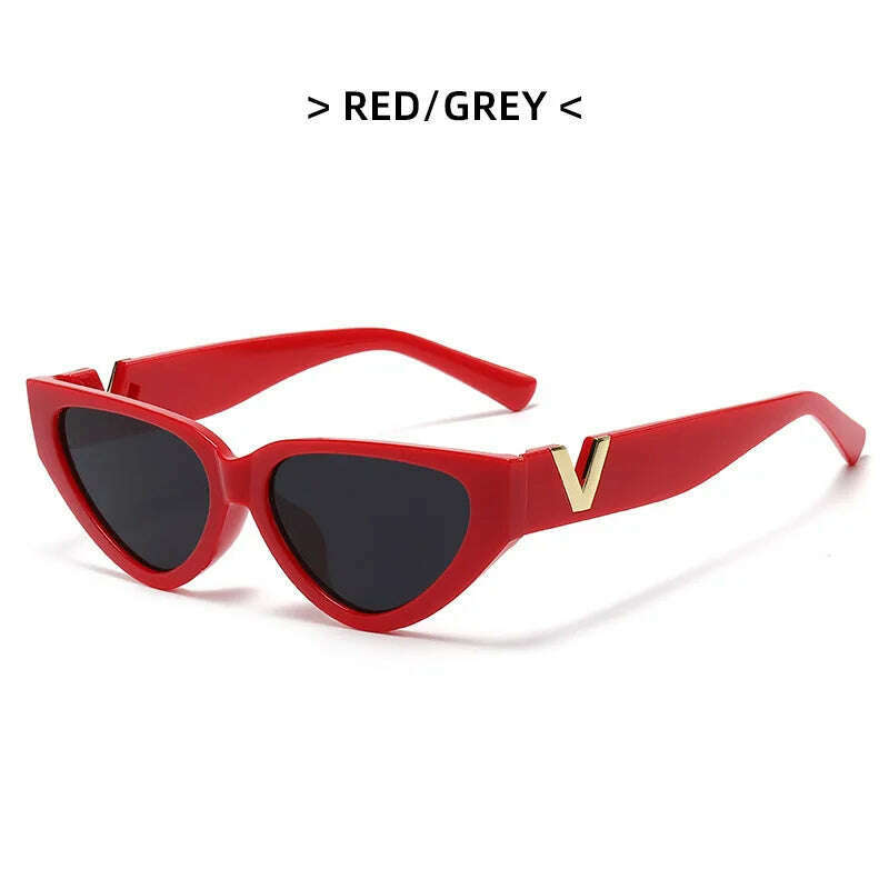 DYTYMJ Cat Eye Sunglasses Women Vintage Small Frame Eyewear for Women Luxury Brand Sun Glasses Women Gafas De Sol Mujer UV400 - KIMLUD