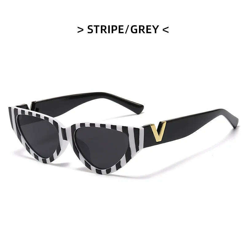 DYTYMJ Cat Eye Sunglasses Women Vintage Small Frame Eyewear for Women Luxury Brand Sun Glasses Women Gafas De Sol Mujer UV400 - KIMLUD