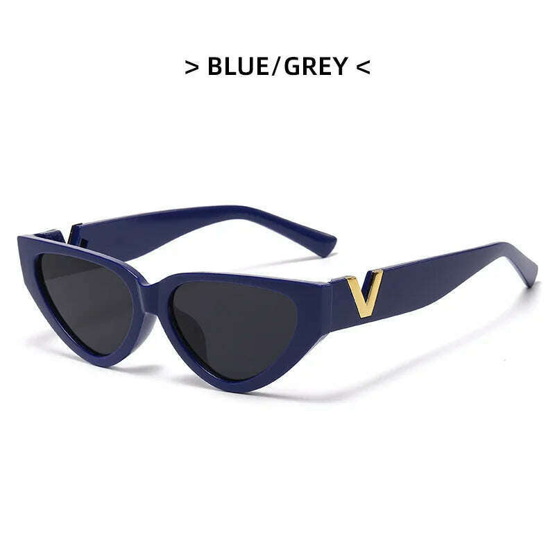 DYTYMJ Cat Eye Sunglasses Women Vintage Small Frame Eyewear for Women Luxury Brand Sun Glasses Women Gafas De Sol Mujer UV400 - KIMLUD