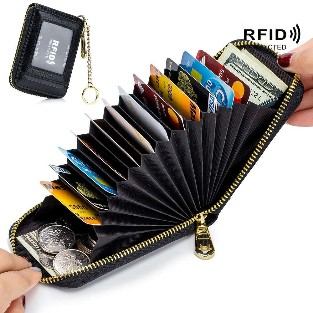 kimlud-rfid-credit-card-holder-casual-multi-compartment-wallet-simple-zip-around-card-case-kimlud-womens-clothes-34634989
