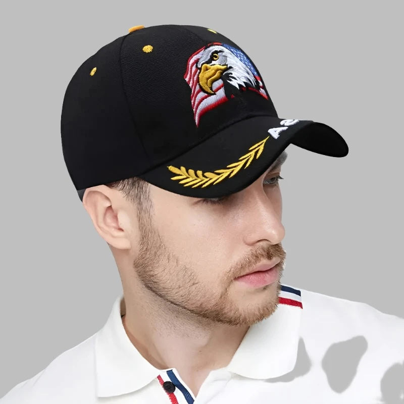 Embroidery Eagle Baseball Caps Men Women Animal Snapback Cap Trendy Tactical Gorras Army Military Dad Hat Hip Hop Street Hats - KIMLUD
