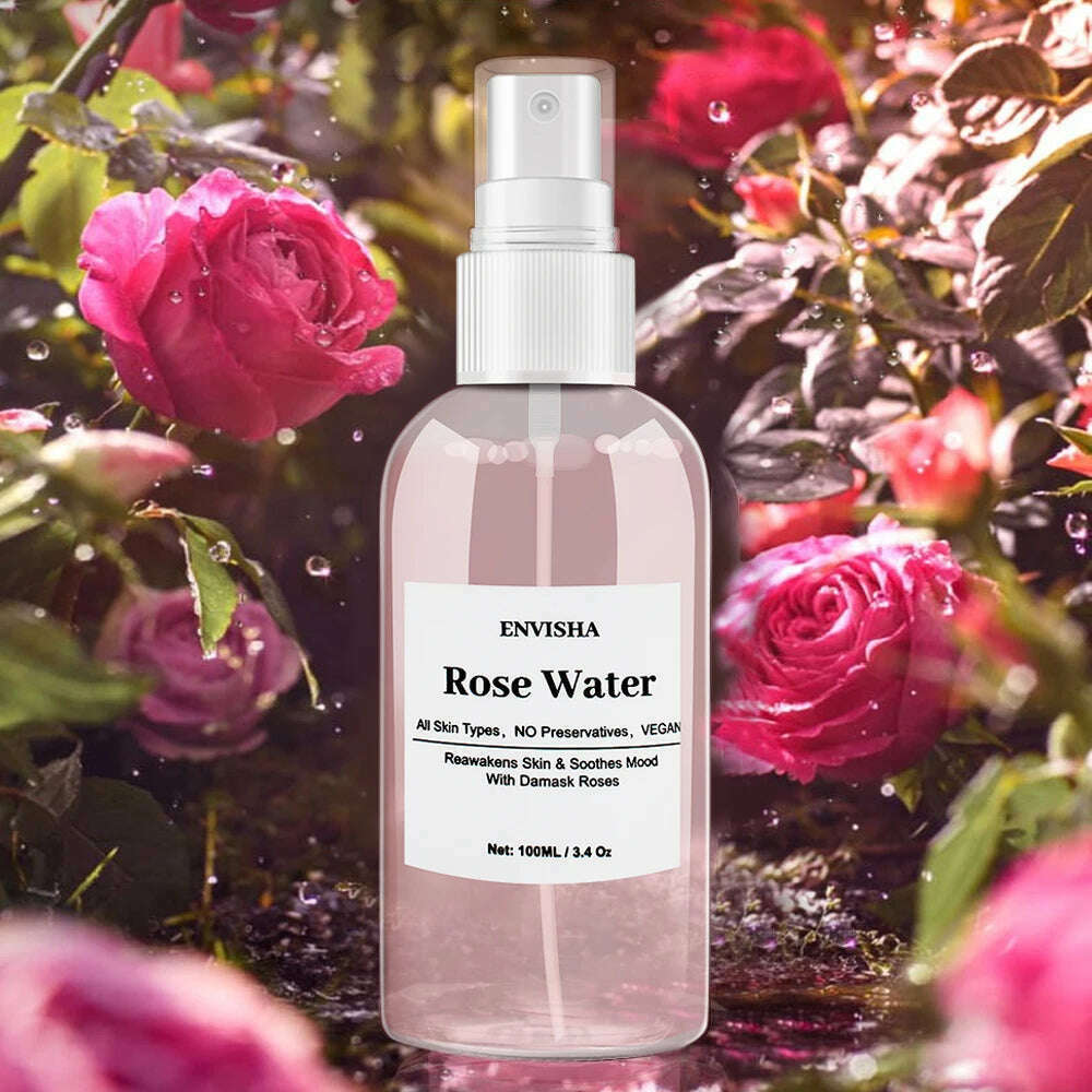 KIMLUD, ENVISHA Natural Rose Face Toner Facial Skin Care Anti-wrinkle Moisturizing Oil Control Whitening Shrink Pores Makeup Remover, Default Title, KIMLUD APPAREL - Womens Clothes