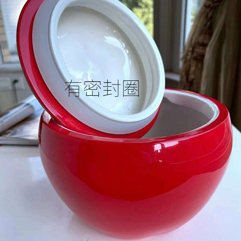 European-Style Ceramic Pot Safe Apple Sealed Jar Candy Storage Storage Jar Entry Luxury Home Decoration Ornaments - KIMLUD
