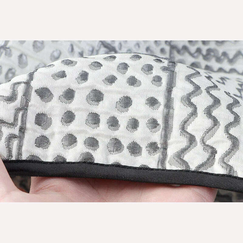 KIMLUD, [EWQ] Chic 3D Print Skirts Vintage High Waist Elastic Autumn Long A-line Skirt Casual Women Vintage Big Hem Print Clothes 6R1486, KIMLUD Womens Clothes