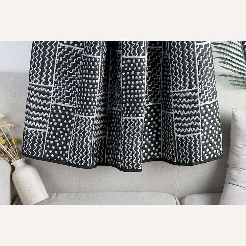 KIMLUD, [EWQ] Chic 3D Print Skirts Vintage High Waist Elastic Autumn Long A-line Skirt Casual Women Vintage Big Hem Print Clothes 6R1486, KIMLUD Womens Clothes