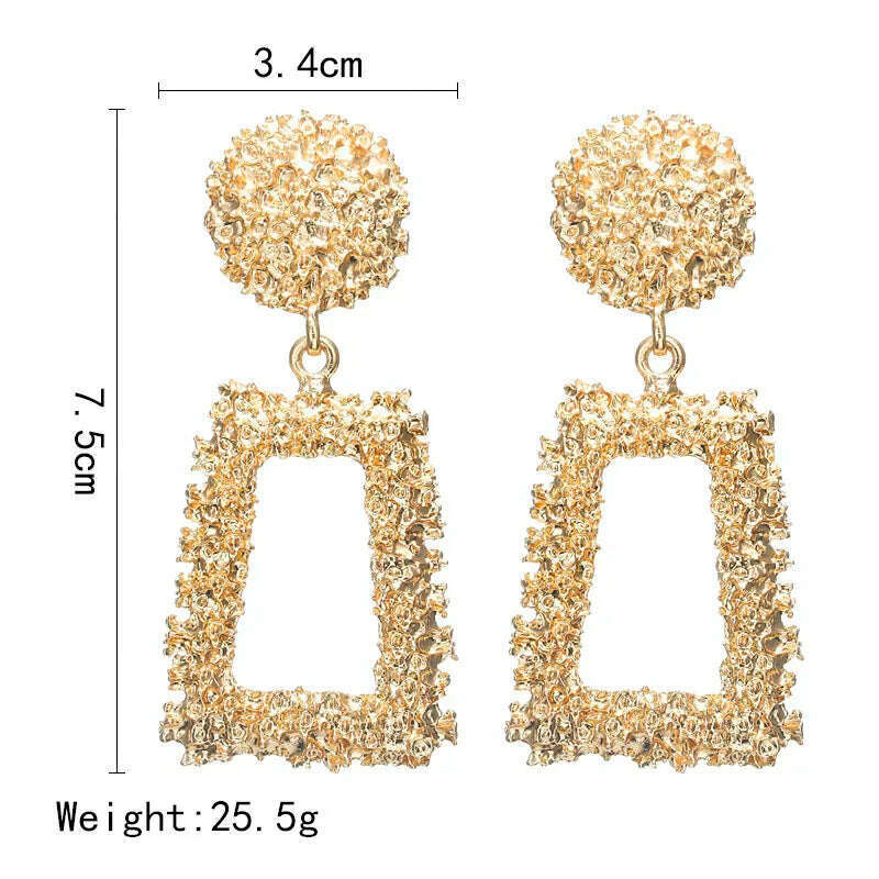 KIMLUD, Exquisite Simulated Pearl Stud Earrings Fashion Long Statement Earrings for Womenn Party Wedding Female Jewelry Gift, KIMLUD Women's Clothes