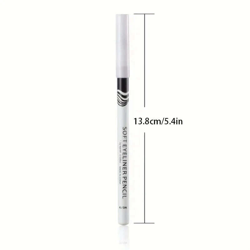Eyeliner - White Inner Eyeliner Pen - Wooden Rod - White | KIMLUD