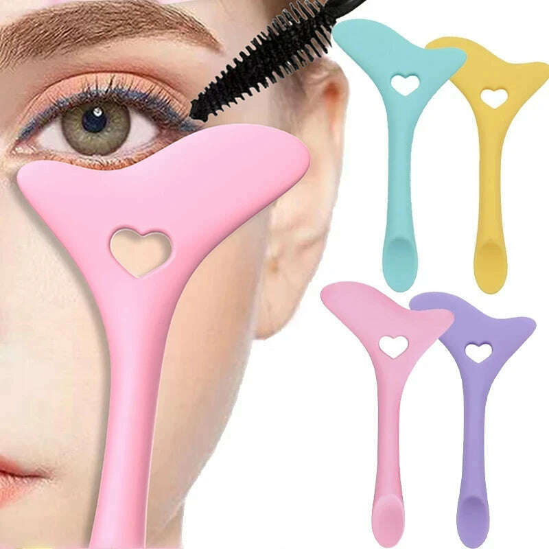 KIMLUD, Eyeliner Makeup Stencils Multifunctional Silicone Mascara Lipstick Eyeshadow Makeup Template Resusable Beauty Makeup Tool, KIMLUD Women's Clothes