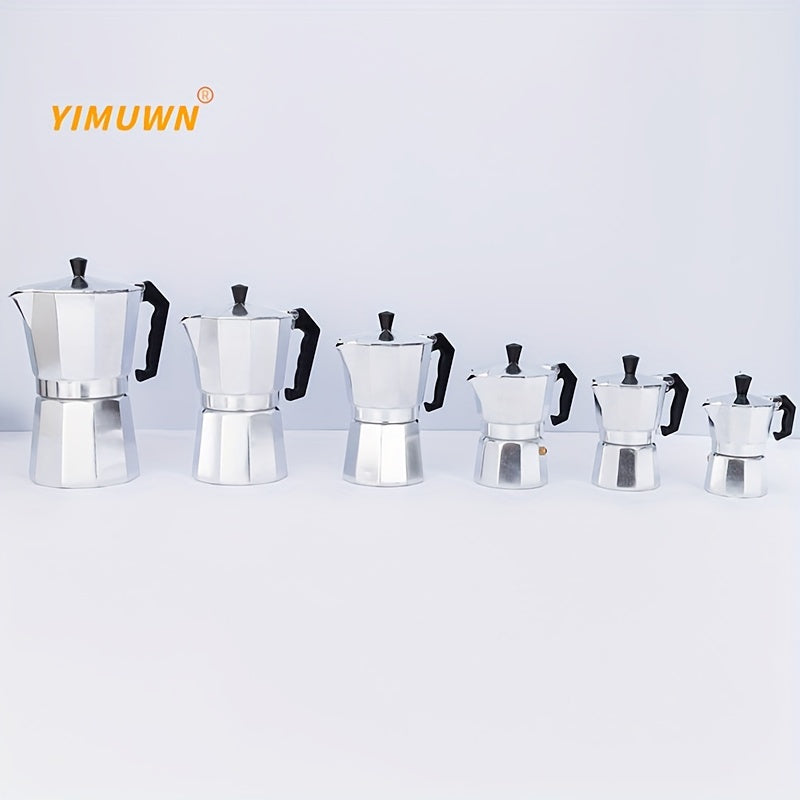 [European Coffee Tools] Octagonal Mocha Coffee Pots & European Coffee Tools | Italian Aluminum Models - Wholesale with Cross-Border Shipping