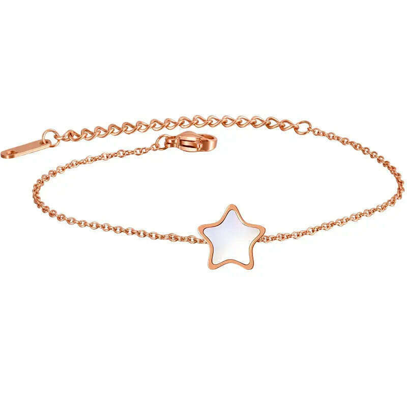 KIMLUD, Fashion Heart Charm Stainless Steel Bracelet For Women Vintage Gold Plating Punk Thick Chain Bracelets on Hand 2021 New Jewelry, 99 2, KIMLUD APPAREL - Womens Clothes