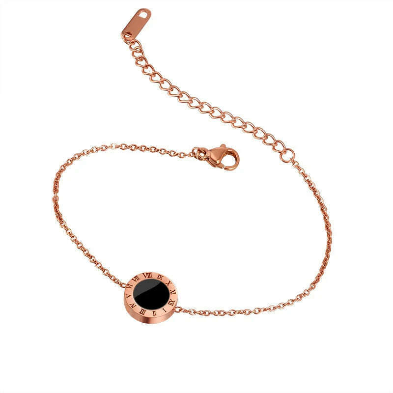 KIMLUD, Fashion Heart Charm Stainless Steel Bracelet For Women Vintage Gold Plating Punk Thick Chain Bracelets on Hand 2021 New Jewelry, 95, KIMLUD APPAREL - Womens Clothes