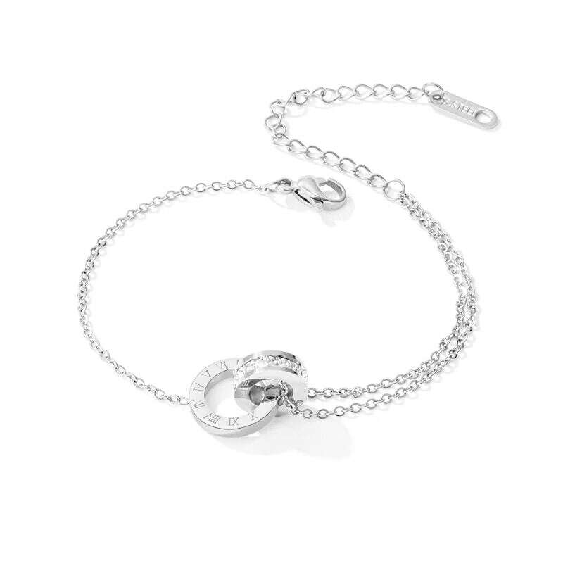 KIMLUD, Fashion Heart Charm Stainless Steel Bracelet For Women Vintage Gold Plating Punk Thick Chain Bracelets on Hand 2021 New Jewelry, 63, KIMLUD APPAREL - Womens Clothes