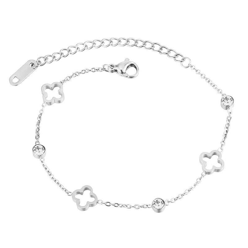 KIMLUD, Fashion Heart Charm Stainless Steel Bracelet For Women Vintage Gold Plating Punk Thick Chain Bracelets on Hand 2021 New Jewelry, 84, KIMLUD APPAREL - Womens Clothes