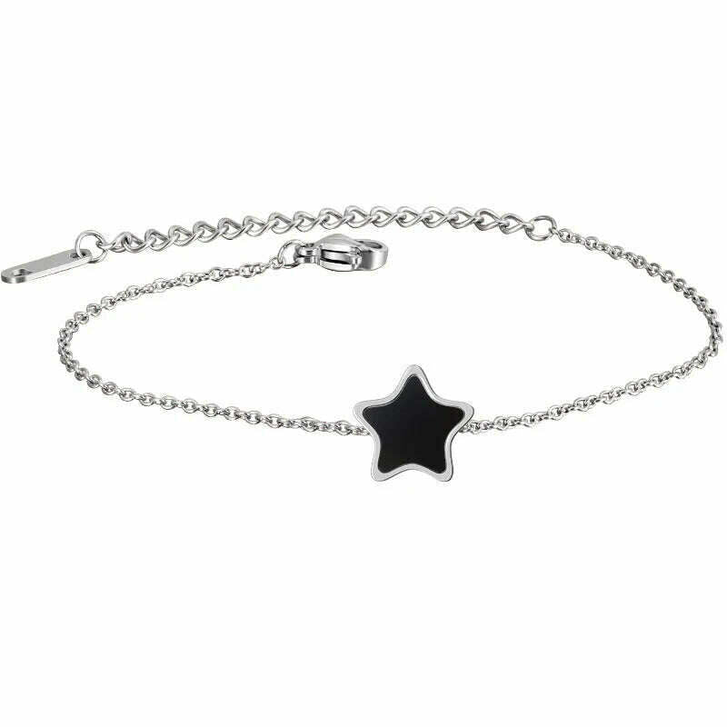 KIMLUD, Fashion Heart Charm Stainless Steel Bracelet For Women Vintage Gold Plating Punk Thick Chain Bracelets on Hand 2021 New Jewelry, 98 2, KIMLUD APPAREL - Womens Clothes