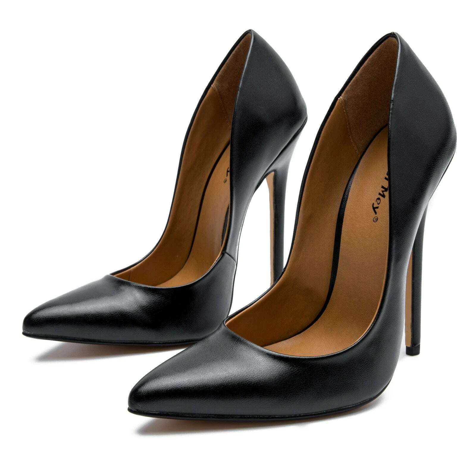 KIMLUD, Fashion High Heels Sexy Shoes Women Pumps Large Size 43 44 45 White Stiletto Heel Patent Leather Office Wedding Shoes Hey Si Mey, KIMLUD Womens Clothes
