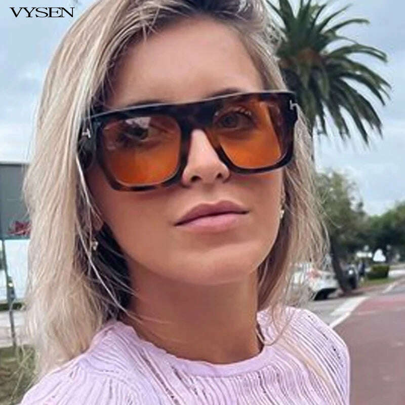 KIMLUD, Fashion Square Sunglasses for Men Big Frame New In 2024 Luxury Brand Designer Rectangle Sun Glasses Retro Women  Eyeglasses, KIMLUD Womens Clothes