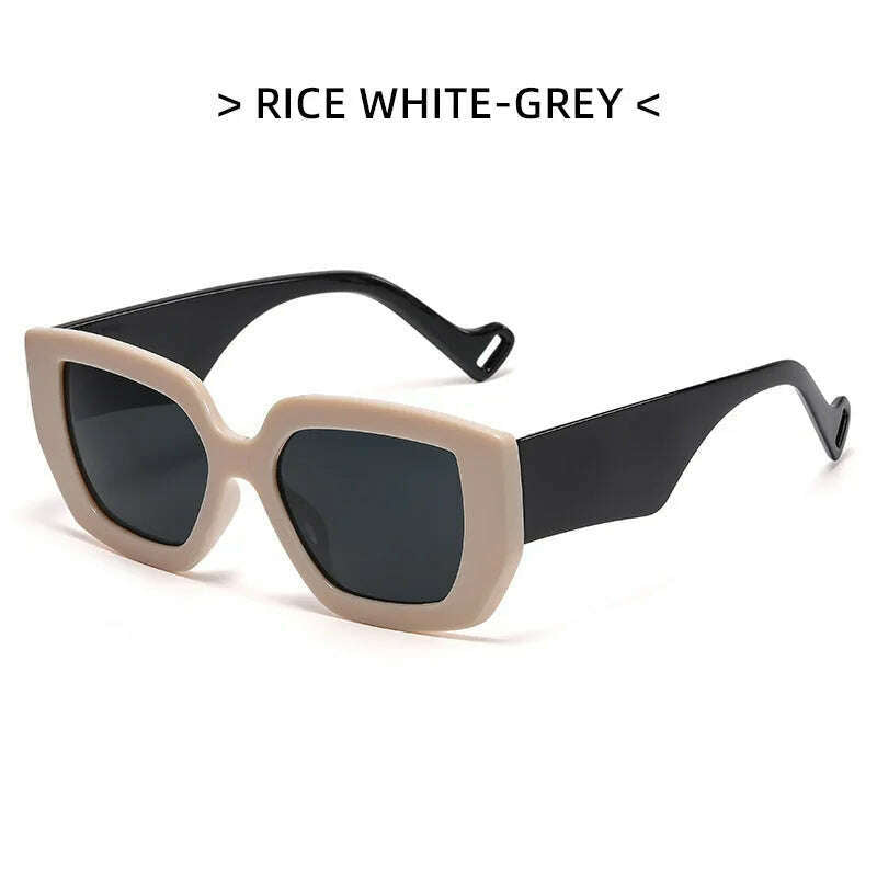 Fashion Square Sunglasses Men Luxury Brand Designer Glasses Woman Eyeglasses Luxury Retro High Quality UV400 Gafas De Sol - KIMLUD