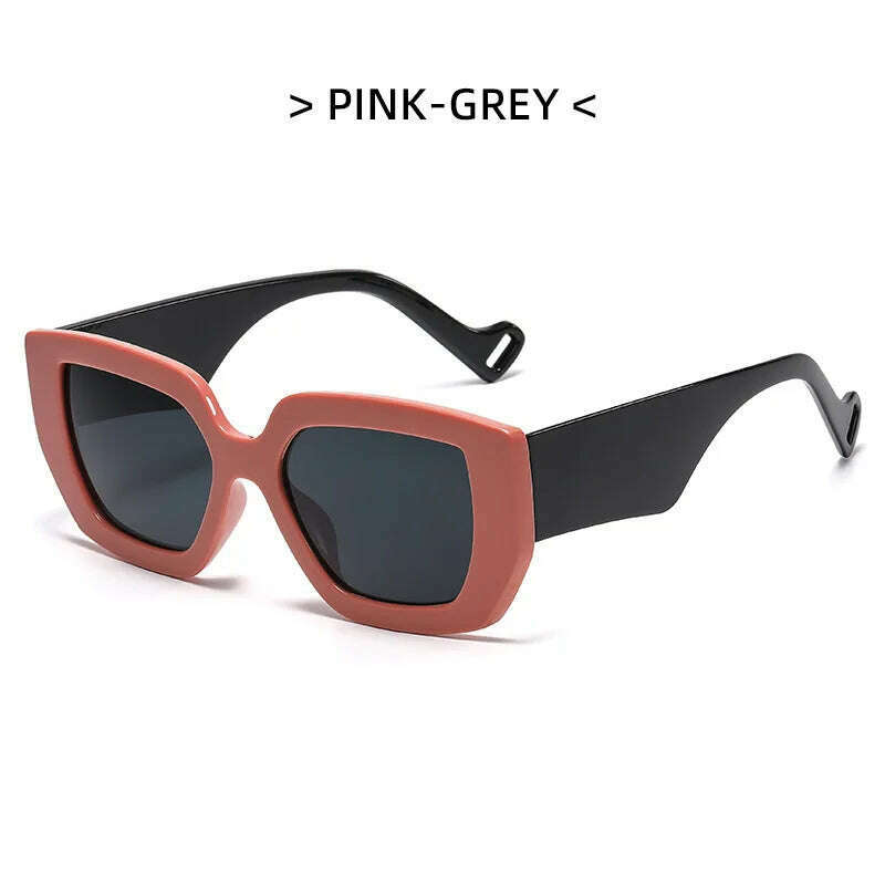 Fashion Square Sunglasses Men Luxury Brand Designer Glasses Woman Eyeglasses Luxury Retro High Quality UV400 Gafas De Sol - KIMLUD
