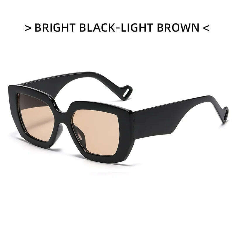 Fashion Square Sunglasses Men Luxury Brand Designer Glasses Woman Eyeglasses Luxury Retro High Quality UV400 Gafas De Sol - KIMLUD